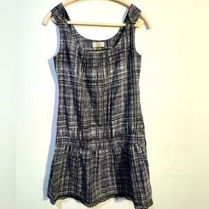Vintage Black‎ and White Patterned Dress